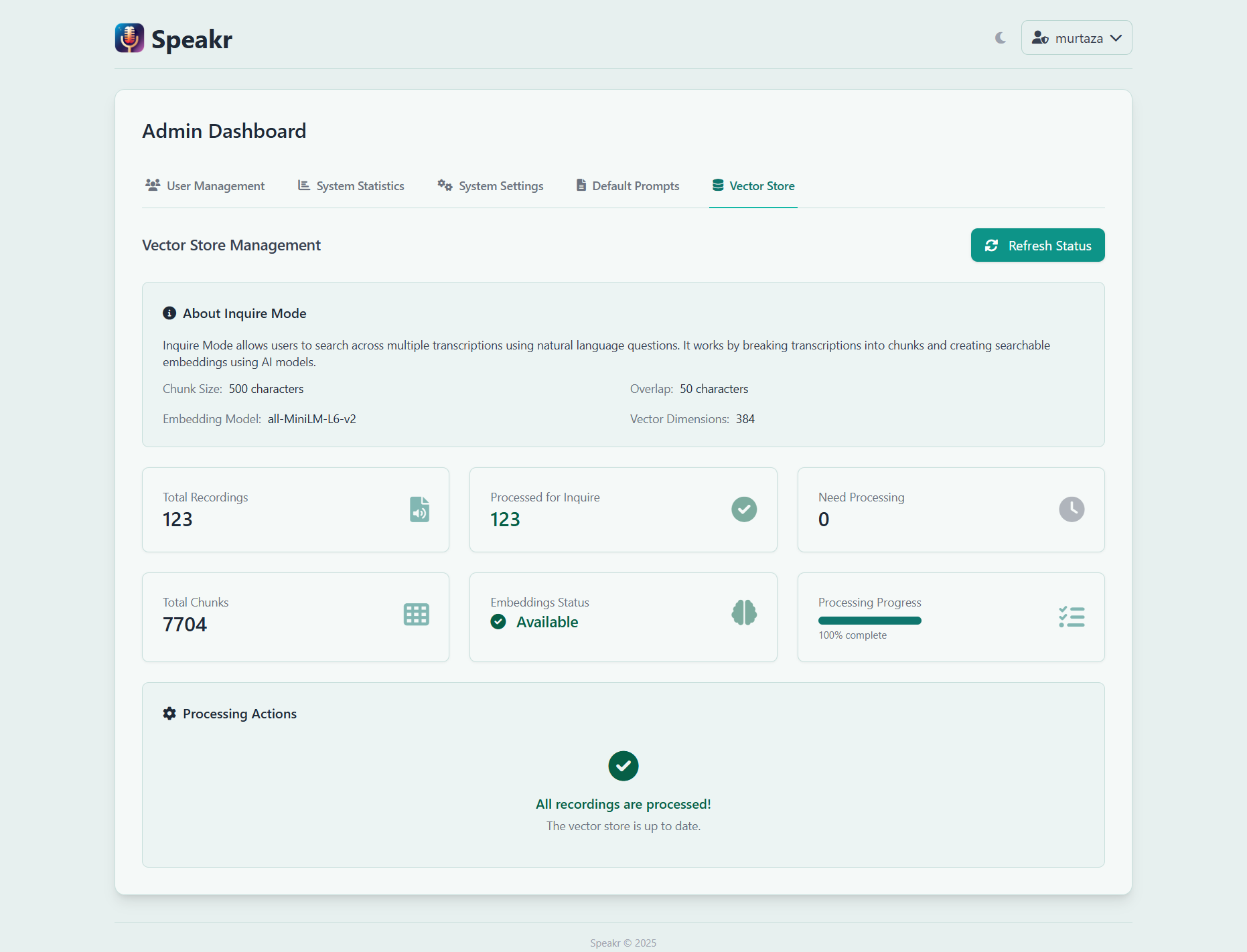 Vector Store Management